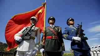  PLA troops from all services train for military parade in Beijing (twitter image)&nbsp;