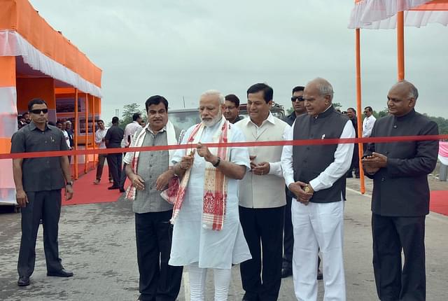 Inauguration of Dhola-Sadiya Bridge (Chief Minister of Assam/Twitter)