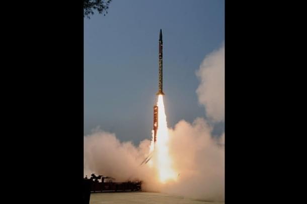 Intermediate Range Ballistic Missile, Agni II. (PTI)
