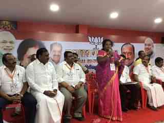 Tamil Nadu BJP unit chief Tamilisai Soundrajan (Twitter)