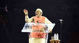Modi at Madison Square Garden, New York. (DON EMMERT/AFP/Getty Images)