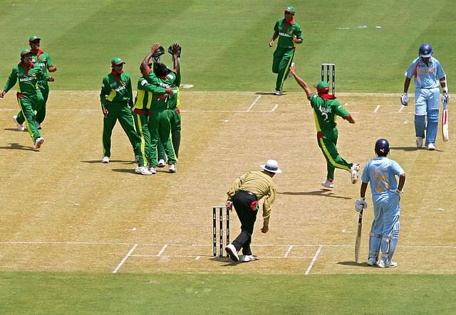 India lose to Bangladesh in 2007. (Twitter.com/@CricketopiaCom)