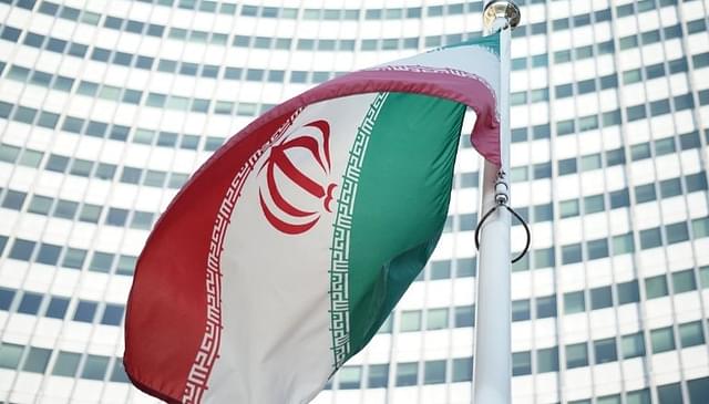 Flag of the Islamic Republic of Iran. 