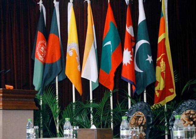The flags of SAARC nations. (Wikimedia Commons)