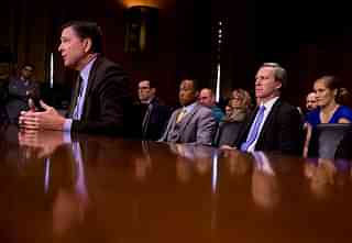 James Comey testifying before the Senate Judiciary Committee on Capitol Hill, 3 May 2017, in Washington, DC. (Eric Thayer/Getty Images)