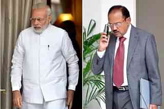 Prime Minister Narendra Modi and his National Security Advisor Ajit Doval (Ajay Aggarwal/Hindustan Times via Getty Images)
