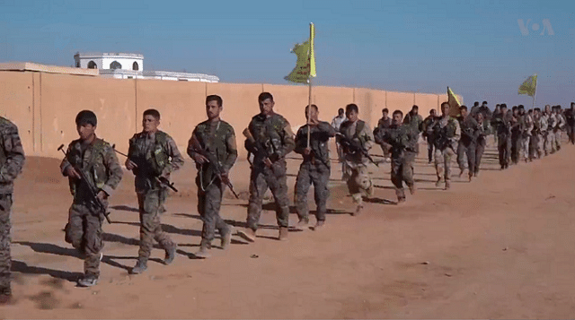 SDF troops in Raqqa. (Wikimedia Commons)