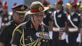 Indian Army Chief Bipin Rawat. (Raj K Raj/Hindustan Times via Getty Images)