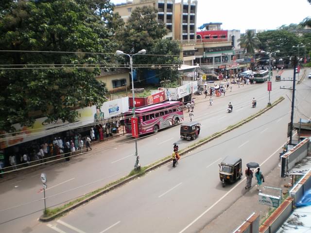 A view of the Kasaragod town.