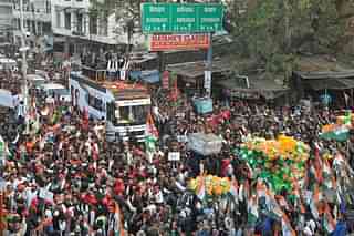 Traffic in Lucknow (Dheeraj Dhawan/Hindustan Times via Getty Images)