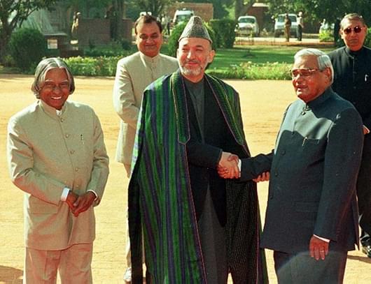 2003: Afghan President Hamid Karzai visit to New Delhi 