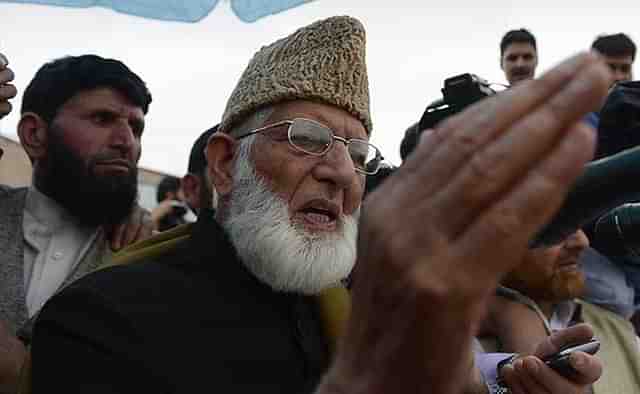 
Separatist leader Syed Ali Shah Geelani. 

