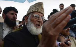 Separatist leader Syed Ali Shah Geelani.