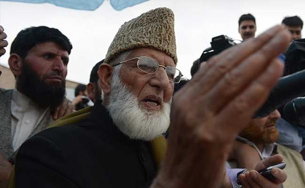 Separatist leader Syed Ali Shah Geelani.