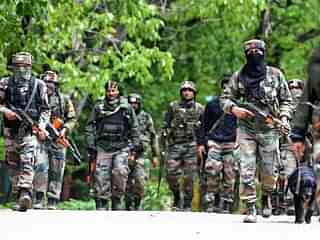 Indian Army in Nowgam sector of Jammu and Kashmir (representative image)