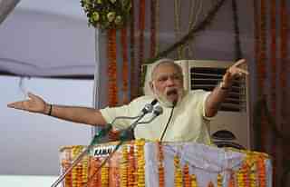 Prime Minister Narendra Modi speaking at an event. (GettyImages)