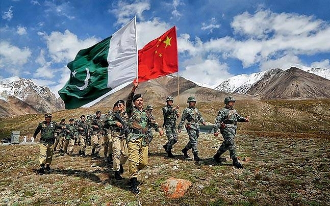 China and Pakistan conduct joint patrol along China-PoK border.  
