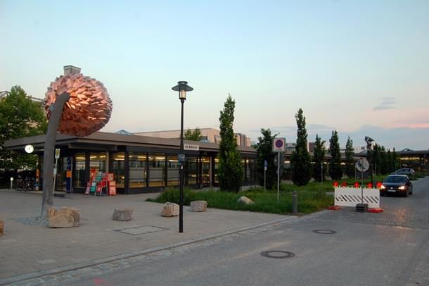 Unterföhring S-Bahn station where the attack took place