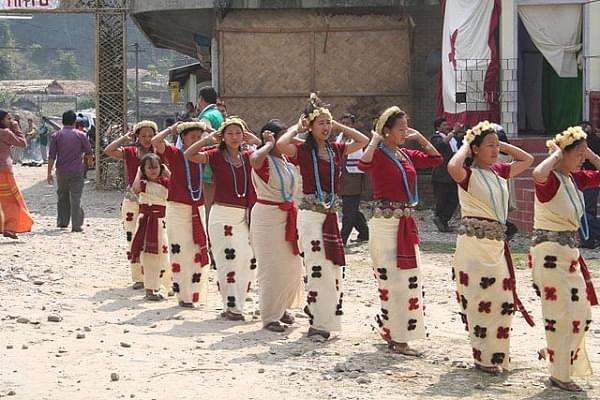 A festival of the Nyishi tribe of Arunachal Pradesh (Nandini Velho/Wikimedia Commons)