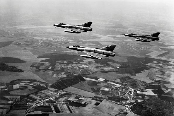Israeli Jets fly over Egypt on 5 June 1967 (AFP/Getty Images)