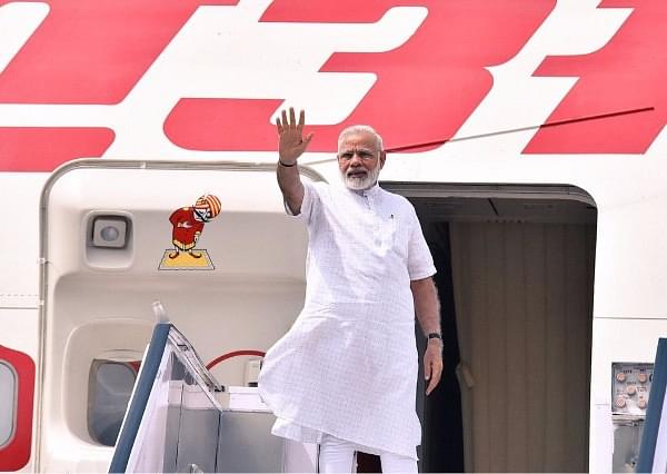 Prime Minister Narendra Modi departing for Israel on an important visit. (@MEAIndia/Twitter)