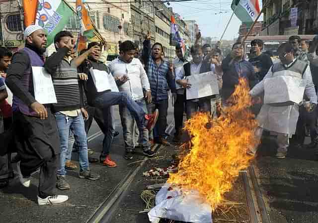 Violence in Bengal. (GettyImages)