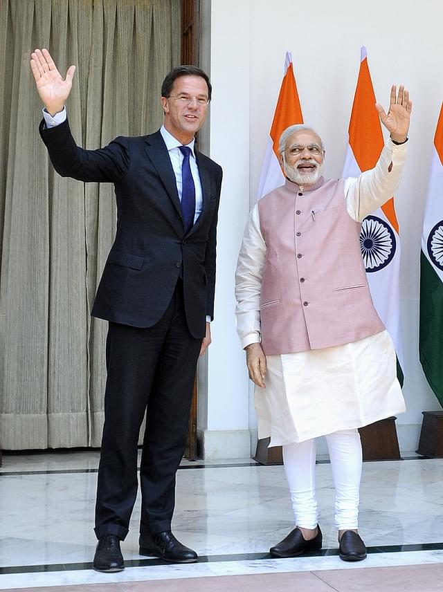 Narendra Modi with Mark Rutte (Mohd Zakir/Hindustan Times via Getty Images)