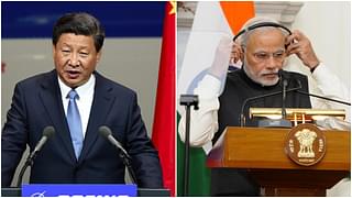 Xi Jingping and Narendra Modi&nbsp;