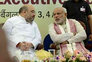 Narendra Modi and Amit Shah (Hemant Mishra/Mint via Getty Images)