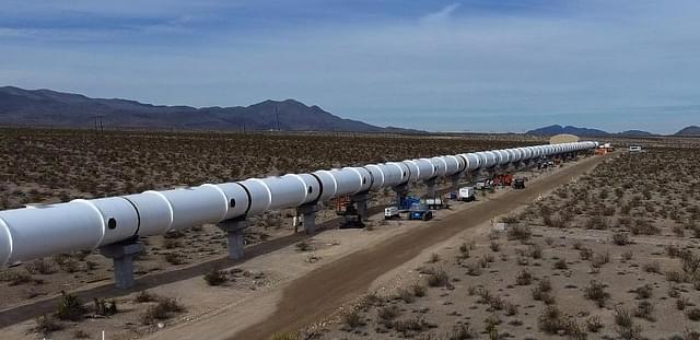 Hyperloop One’s test track in the United States