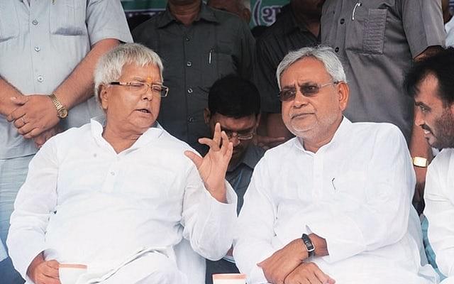 Lalu Yadav and Nitish Kumar.