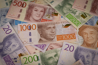 Swedish krona bank notes (The Central Bank of Sweden, Riksbanken/Wikimedia Commons)