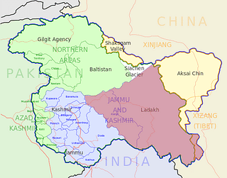 Map of Ladakh, Jammu and Kashmir (Saravask/Wikimedia Commons)