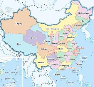 Map of China&nbsp;