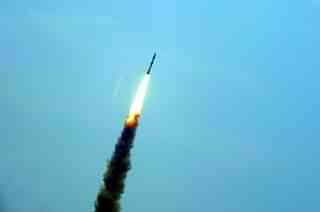 Launch of ISRO’s Polar Satellite Launch Vehicle from Sriharikota, India. (Subrata Biswas/Hindustan Times via Getty Images)