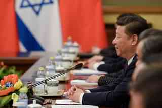 Xi Jingping meeting Israel leaders (Etienne Oliveau/Pool/Getty Images)