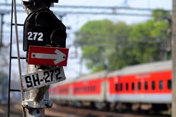 Rajdhani Express leaving from New Delhi. (Ramesh Pathania/Mint via Getty Images)