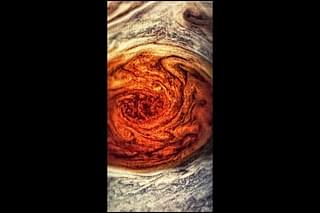 A close-up view of Jupiter’s Great Red Spot (NASA/SwRI/MSSS/Shawn Handran)