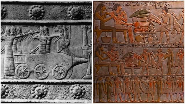 Mesopotamian and Egyptian panels