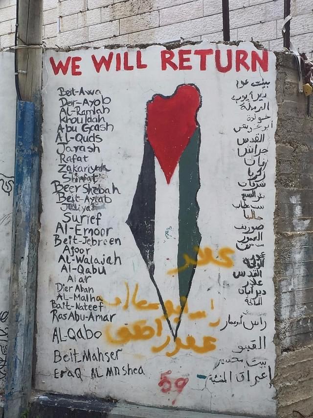 Palestinians emphasise their ‘right to return’