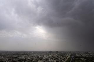 Dark clouds over Delhi (Sunil Ghosh/Hindustan Times via Getty Images)