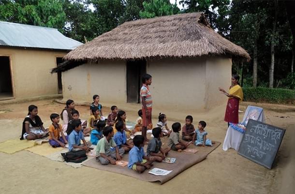 Ekal Abhiyan, a movement to take education to the poorest of the poor, and to penetrate into the remotest villages of the rural and <i>vanvasi</i> India. (Ajaey Sharma) 