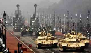 Indian Army’s T-90 Bhishma tanks  displayed during the Republic Day.

