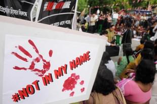 ‘Not in my name’ protest (Samir Jana/Hindustan Times via Getty Images) 