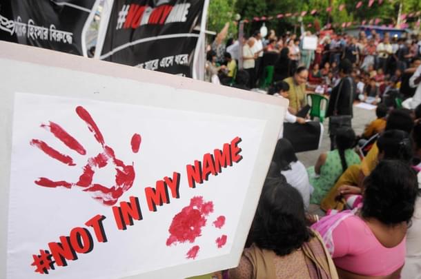 ‘Not in my name’ protest (Samir Jana/Hindustan Times via Getty Images) 