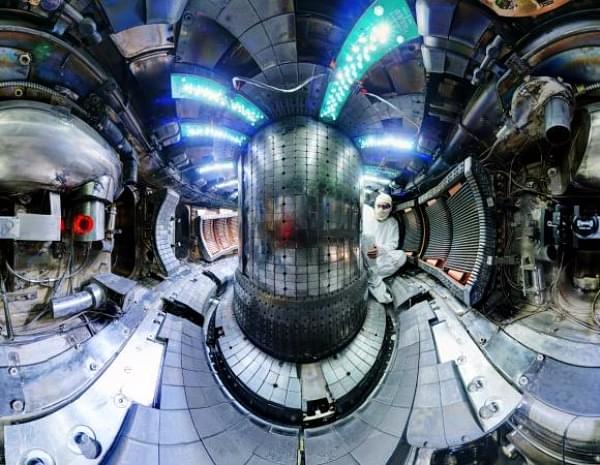 The interior of the Alcator C-Mod tokamak, where experiments were conducted that have helped create a new scenario for heating plasma and achieving fusion. (Bob Mumgaard/Plasma Science and Fusion Center, Massachusetts Institute of Technology)
