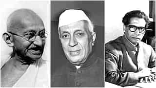 Gandhi, Nehru, and Harivansh Rai Bachchan&nbsp;