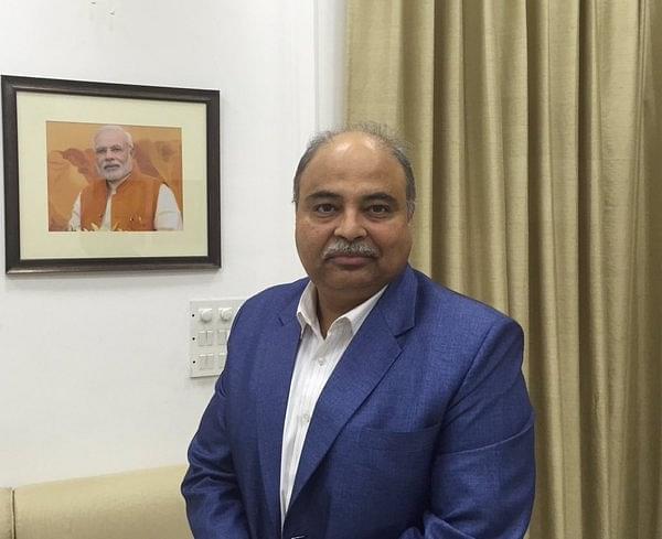 Uday Mahurkar at the Prime Minister’s Office to meet Prime Minister Narendra Modi. (@UdayMahurkar/Twitter)