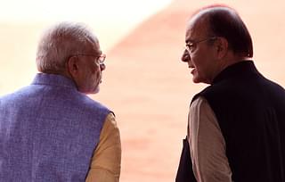 Narendra Modi and Arun Jaitley (Sonu Mehta/Hindustan Times via Getty Images)