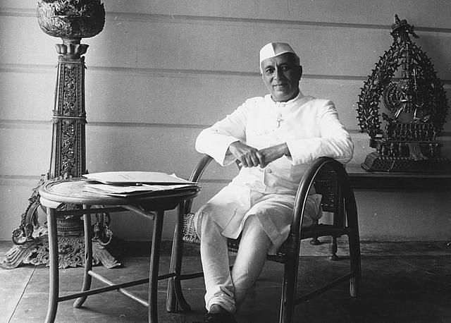 Jawaharlal Nehru, the first prime minister of India. (Keystone Features/GettyImages)
